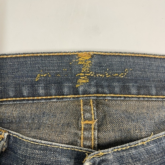Seven For All Mankind Denim Flare Jeans 7FAM 28x28 - Picture 4 of 10